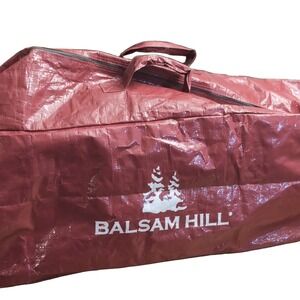 Balsam Hill Artificial Christmas Tree Storage Bag Large Maroon Padded Polyester
